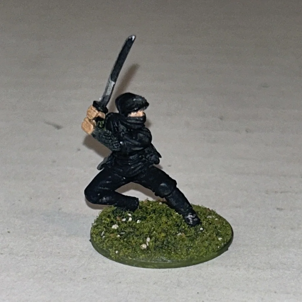 Ral Partha Warhammer Metal‎ Painted Miniature Ninja Assassin With Sword